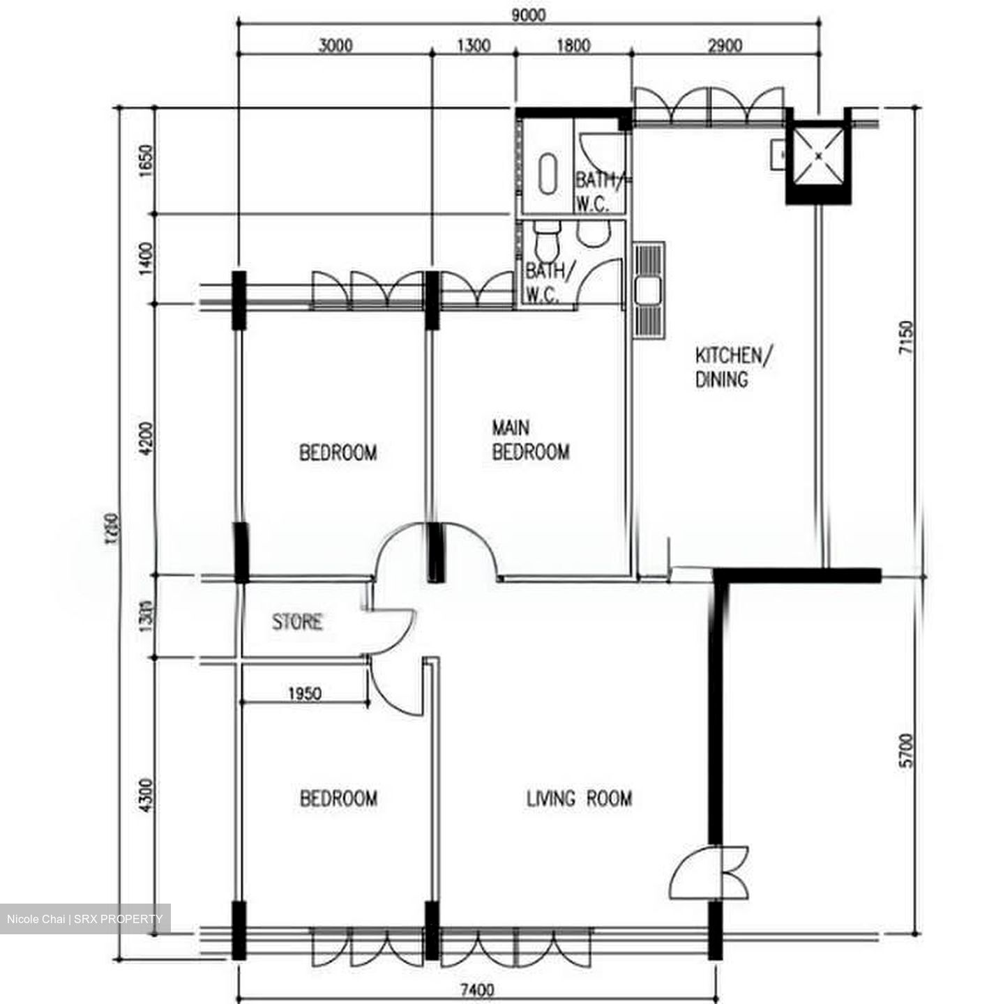 Blk 860 Woodlands Street 83 (Woodlands), HDB 4 Rooms #586152341